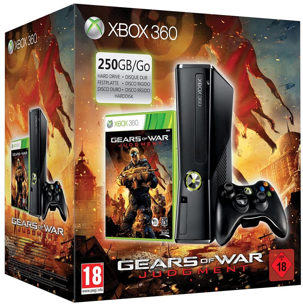 Console Xbox 360 250 Go : Jeu Populaire Gears of War :Judgment