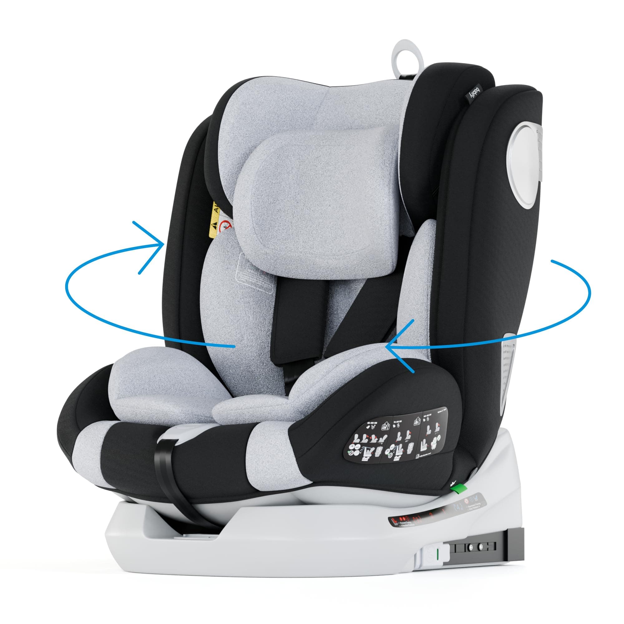 Siège Auto Bébé Babify ECE R129/i-Size 0-36kg, Siege Auto Isofix Groupe 0 1 2 3, Siège Auto Rehausseur Voiture Enfant Pi